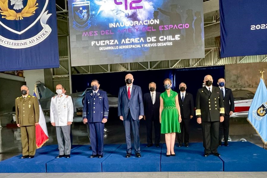 DELEGADO PRESIDENCIAL, EMARDO HANTELMANN, PARTICIPA DE LA CEREMONIA DE “INAUGURACIÓN MES DEL AIRE Y DEL ESPACIO” DE FUERZA AÉREA DE CHILE.